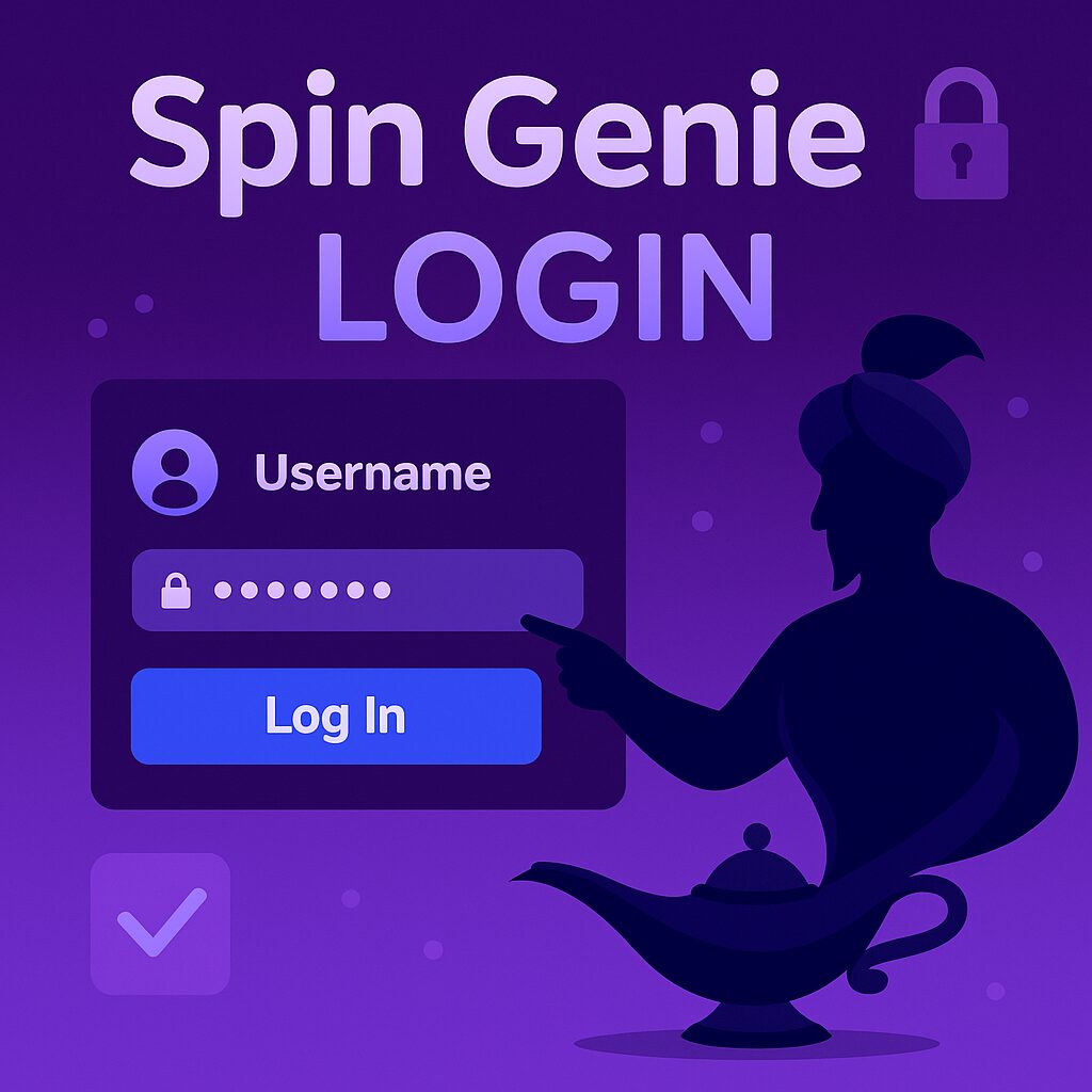 Spin Genie Login Button Design